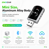 Adaptateur CarPlay sans fil, adaptateur Android Auto 2 en 1, dongle USB filaire vers sans fil, branchement rapide, connexion automatique