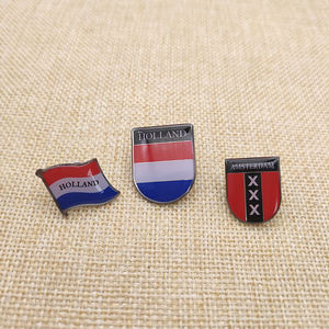 Insignia de Metal epoxi personalizada, chapa de hierro inoxidable, broche de impresión - Product Image 2