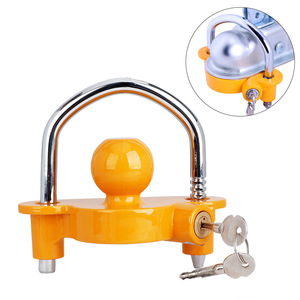 CNSPEED – serrure de remorque avec coupleur à boule, serrure de sécurité antivol en alliage d'aluminium en forme de U, pour camping-car, bateau, voyage - Product Image 1