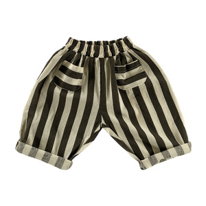 Vente en gros de pantalons pour garçons pantalons 100% coton pantalons décontractés pour enfants pantalons en <span class=keywords><strong>lin</strong></span> pour enfants - Product Image 1