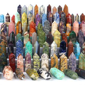 CHUSE crystal crafts bacchette di cristallo di quarzo naturale point crystals healing stones tower per bulk all'ingrosso - Product Image 2