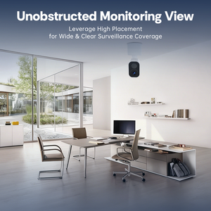 Caméra de <span class=keywords><strong>surveillance</strong></span> YIMMET à énergie solaire, montage en surface, installation facile, sans perçage, sans câblage, gain de place, intérieur/extérieur - Product Image 4