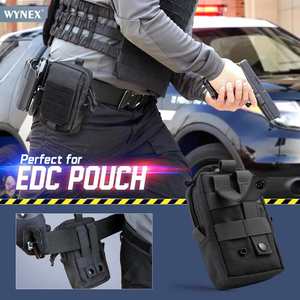 Bolsa Táctica Molle con Cierre de Cremallera y Asa de Tela para Almacenamiento de Equipo EDC - Product Image 4