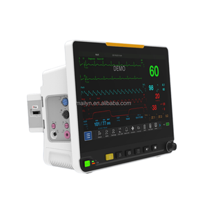 डावी पशु चिकित्सा बहु-पैरामीटर मॉनिटर-उच्च परिभाषा डिस्प्ले टच स्क्रीन वेट महत्वपूर्ण संकेत निगरानी उपकरण - Product Image 2