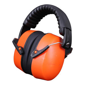 Protège-oreilles Shandong, réduction du bruit de 29 dB, matériau ABS, doublure en éponge, protection pour le travail et les études, couleur orange - Product Image 1