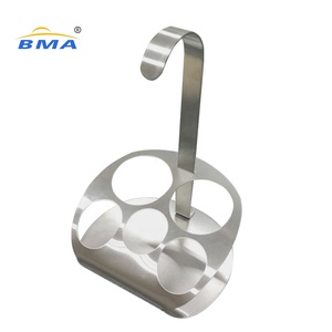 Modern 5-in-1 Stainless Steel Condiment Set Glass Oil <strong>Vinegar</strong> Dispenser with Salt Pepper <strong>Shaker</strong> for Restaurant and Home Dining - Product Image 6