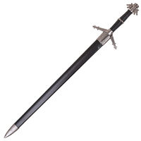 Épée courte style Lac Enchanté - Poignée Monstre à Double Tête, Accessoire de Cosplay Dark Fantasy