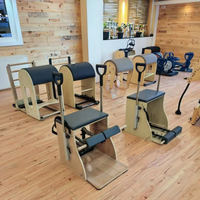 Fabricant Offre Spéciale chêne corps Wunda chaise fond en bois chaise de Pilates équipement d'exercice de Fitness Pilates Studio chaise Wenda
