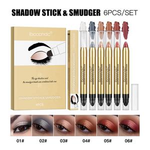 Hochlicht-Augenschatten-Stift Perlenlicht feiner Blitz Eyeliner-Stift Lügendes Seidenraupe Aufhellung doppelter Kopf-Augenschatten-Stift - Product Image 5