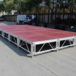 Système de treillis de scène événementiel 1x2m 1.22x1.22m 1.22x2.44m, <span class=keywords><strong>plateforme</strong></span> de scène en aluminium de haute qualité personnalisée, scènes de concert mobiles - Product Image 1