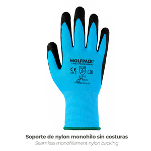 Gants en nitrile imprégnés renforcés, taille 6 pouces - Product Image 4