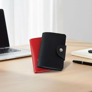 Original Factory Hot Sale Pu Leather 24 Cards Slim <b>Wallet</b> Business Id Credit Card <b>Holder</b> - Product Image 2