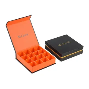 Luxus benutzer definierte leere Schokoriegel Bonbon Box Valentines Sweet Candy Datteln Geschenk papier Schokolade Verpackungs box