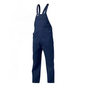 Industrial Safety Workwear Bib Pants Multi Pockets Uniform Work Overalls Cargo Pants For Men