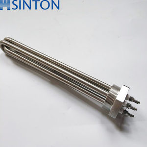 Tube chauffant à bride hexagonale 220V 12kW, 1,5" BSP, en acier inoxydable, <span class=keywords><strong>chauffage</strong></span> à 2 tubes à bride pour circulation d'eau - Product Image 3