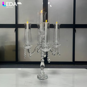 LEDA Hot Selling 5-Arm Candelabra for Weddings Birthday Parties Valentine's Day Celebrations Restaurants Homes - Product Image 2