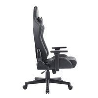 Fauteuil Gamer Ergonomique de Course Personnalisé en Gros, Chaise de Bureau PC Noire avec Appui-tête