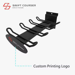 Support mural en métal pour 8 battes de baseball, présentoir de magasin avec finition thermolaquée pour un montage facile - Product Image 5