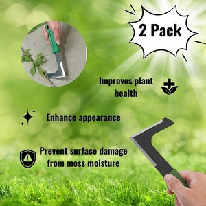 Ensemble de 2 outils de jardinage pour désherber, couteau à mauvaises herbes, désherbeur, outil manuel, grattoir pour pavés et mousse - Product Image 5