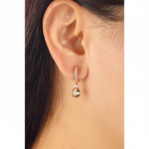 Pendientes colgantes de sultanita de Plata de Ley 925 Azuris de Turquía - Product Image 2