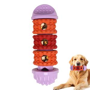 ZMaker 2026 Nouveau Jouet Distributeur de Friandises pour Chien en Caoutchouc, Distributeur Lent Interactif pour Mastication, Jouet Puzzle Anti-Fuite d'Aliments pour Chien - Product Image 1
