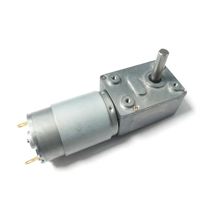 46*32MM quadrado worm caixa de engrenagens com 395 motor DC, personalizado para equipamentos médicos eixo ângulo direito DC motor de redução