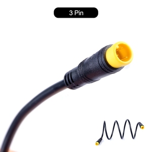Cable de extensión de conector impermeable de 3 pines para conversión de bicicleta eléctrica para manija de freno de apagado Bafang BBS BBSHD - Product Image 4