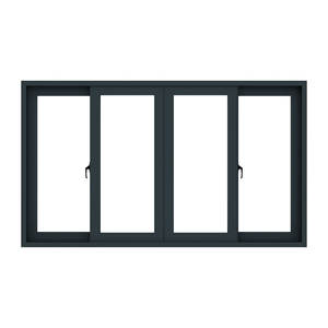 Système de fenêtre coulissante en aluminium Gm94 6063 T5, design européen avec rail en acier inoxydable et haute performance d'étanchéité à l'eau - Product Image 6