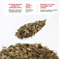 Thé de feuilles de framboisier rouge biologique premium, feuilles coupées, avec soin aux herbes et saveur naturelle pour le bien-être quotidien des femmes