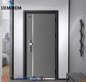 Vente d'Usine Maison <span class=keywords><strong>Turque</strong></span> Design Moderne Métal Inoxydable Entrée Avant Extérieur Blindés Sécurité Incendie Portes en Acier pour Maisons - Product Image 3