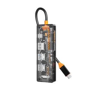 Tragbare 6-in-1-Dockingstation Typ <span class=keywords><strong>C</strong></span> mit Hochgeschwindigkeits-Datenübertragungs-<span class=keywords><strong>USB</strong></span> 3.0-<span class=keywords><strong>Hub</strong></span> für Laptop-und HDTV-Zwecke - Product Image 3