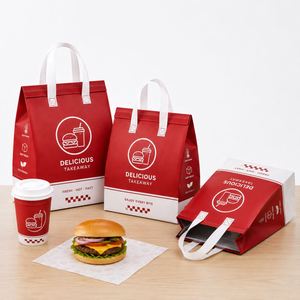 Food Grade Insulated Delivery Bag Custom Thermal Takeaway Packaging Factory Direct - Product Image 3