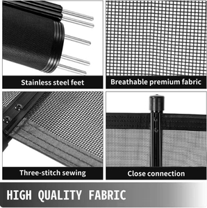 Xách tay khung nhôm hồ bơi hàng rào an toàn có thể tháo rời trong mặt đất hàng rào phần Kit - Product Image 2