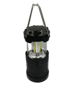 Mini lámpara LED telescópica para tienda de campaña, linterna portátil de Camping, luz de emergencia impermeable, luz de trabajo alimentada por energía, 3 * COB