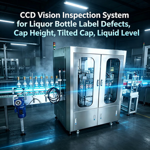Máquina de Inspección Visual Automática para Etiquetas y Detección de Tapas/Cápsulas en Botellas de Licor - Sistema de Visión Artificial de Alta Velocidad - Product Image 2