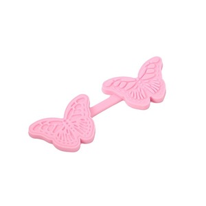 Silicone Butterfly Cake Decorating Mold Pink Double Sided Baking Tool For DIY Fondant Chocolate - Product Image 1