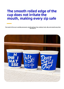 Bicchiere in <span class=keywords><strong>Carta</strong></span> Kraft a Doppia Parete <span class=keywords><strong>da</strong></span> 10oz per <span class=keywords><strong>Caffè</strong></span>, Latte e Bevande Calde, MOQ Basso 1000pz, Stampa Logo Personalizzata, Coperchio in PP Monomodale - Product Image 3