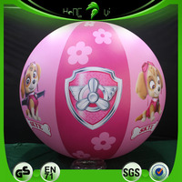 Ballon de plage gonflable géant SPH avec un chien mignon