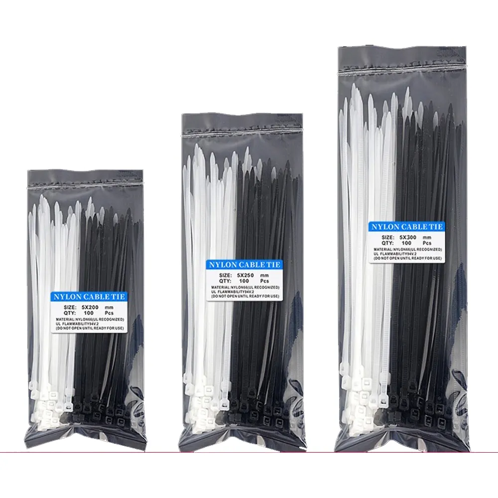 Manufacturer Directly Supply Premium 8*500 MM Cable Tie Sizes Zip Ties