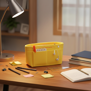 ODM LINFEI FELT 品牌现代环保耐用可重复使用定制徽标男女通用休闲手提包，开放式双肩设计 - Product Image 1