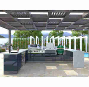 <span class=keywords><strong>2026</strong></span> Dorene High-End disesuaikan 316 baja nirkarat Outdoor dapur Pulau <span class=keywords><strong>Bar</strong></span> untuk halaman belakang pusat hiburan - Product Image 2