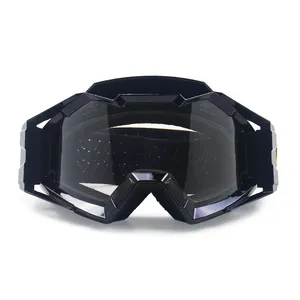 Kacamata olahraga, grosir anti-kabut kacamata olahraga anti-pecah OTG Motocross MX kacamata dengan lensa asap untuk Motocross PC dan bingkai TPU