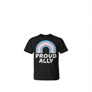 T-shirt Fierté Transgenre pour Hommes et Femmes Transgenres et Transsexuels – Vêtement Promotionnel pour Célébrer la Fierté Trans - Product Image 3