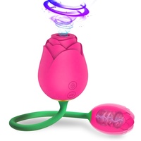 Leistungsstarker vibrierender Vagina-Sauger Rosen-Vibrator Sauger Oralsex-Saugstimulator Klitoris-Stimulator Weibliche Masturbation Sexspielzeuge