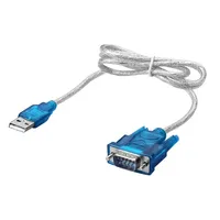 Serial DB9 a puerto serie USB DB25 a cable adaptador USB RS232