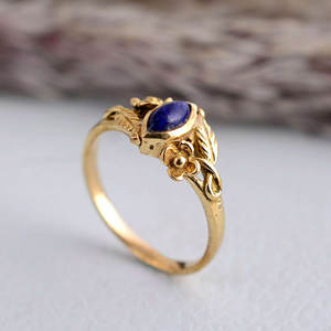 Lapis Spiritual li manevi anlamı ile 925 gümüş yüzük kristal söz yüzüğü kadınlar için kaynak fabrika düğün ve parti için - Product Image 4