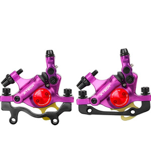 Calipers de Freio Hidráulico ZOOM XTECH HB100 para Bicicleta MTB, Freio Dianteiro e Traseiro em Preto, Vermelho, Dourado, Azul e Roxo - Product Image 3