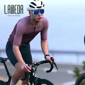 LAMEDA-Camiseta de ciclismo para hombre, ropa de tela reciclada, personalizable