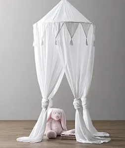 <span class=keywords><strong>Moustiquaire</strong></span> de camping ronde pliable portable de haute qualité <span class=keywords><strong>avec</strong></span> auvent et kit de suspension complet pour enfants, utilisation domestique estivale - Product Image 6