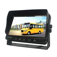OEM ODM Meilleure qualité 7 pouces Moniteur de voiture AHD 1080P Grand angle Caméra de recul pour Bus, Véhicules lourds, Camions de pompiers, Remorques